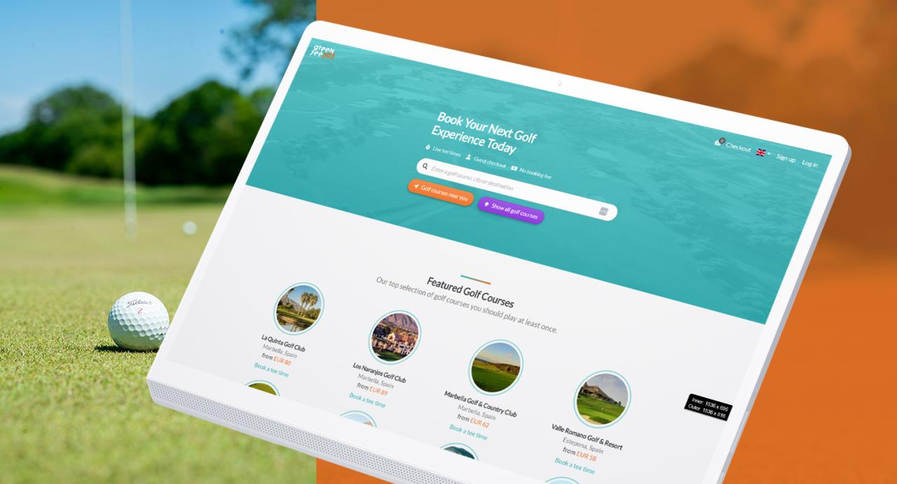 golf platform software development